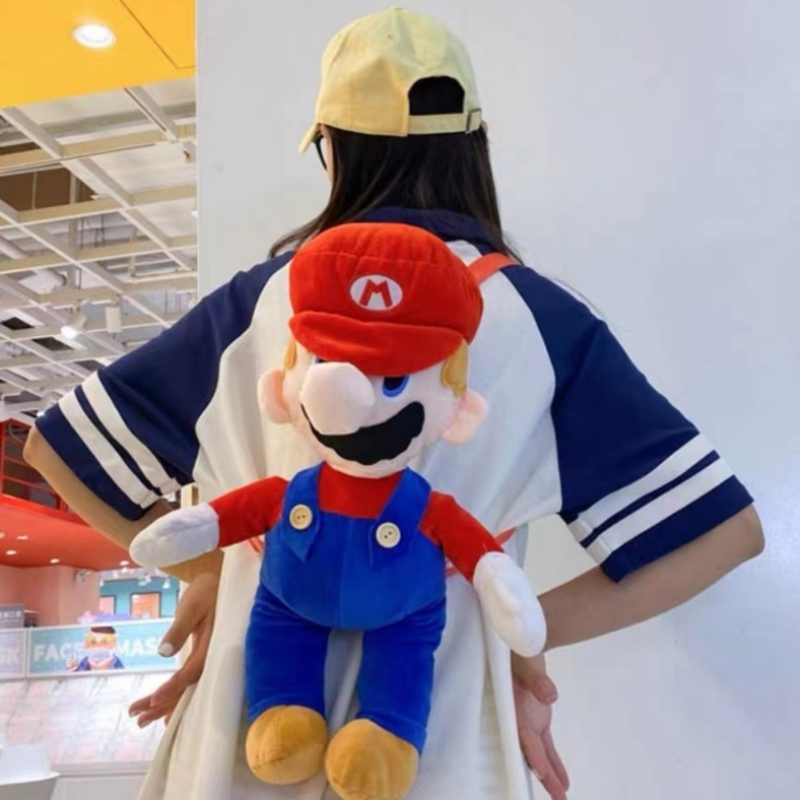 Fashion Backpack Women - Marios Plushes Mini Backpacks Cosplay 3D