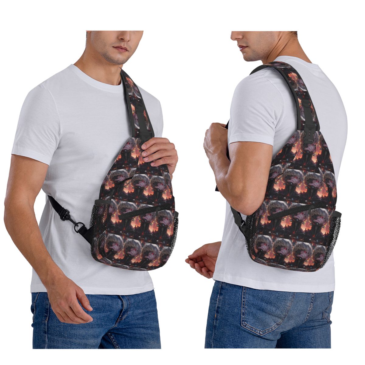 Sling Backpack Shoulder - Anime Kaneki Ken Tokyo Ghoul Japan