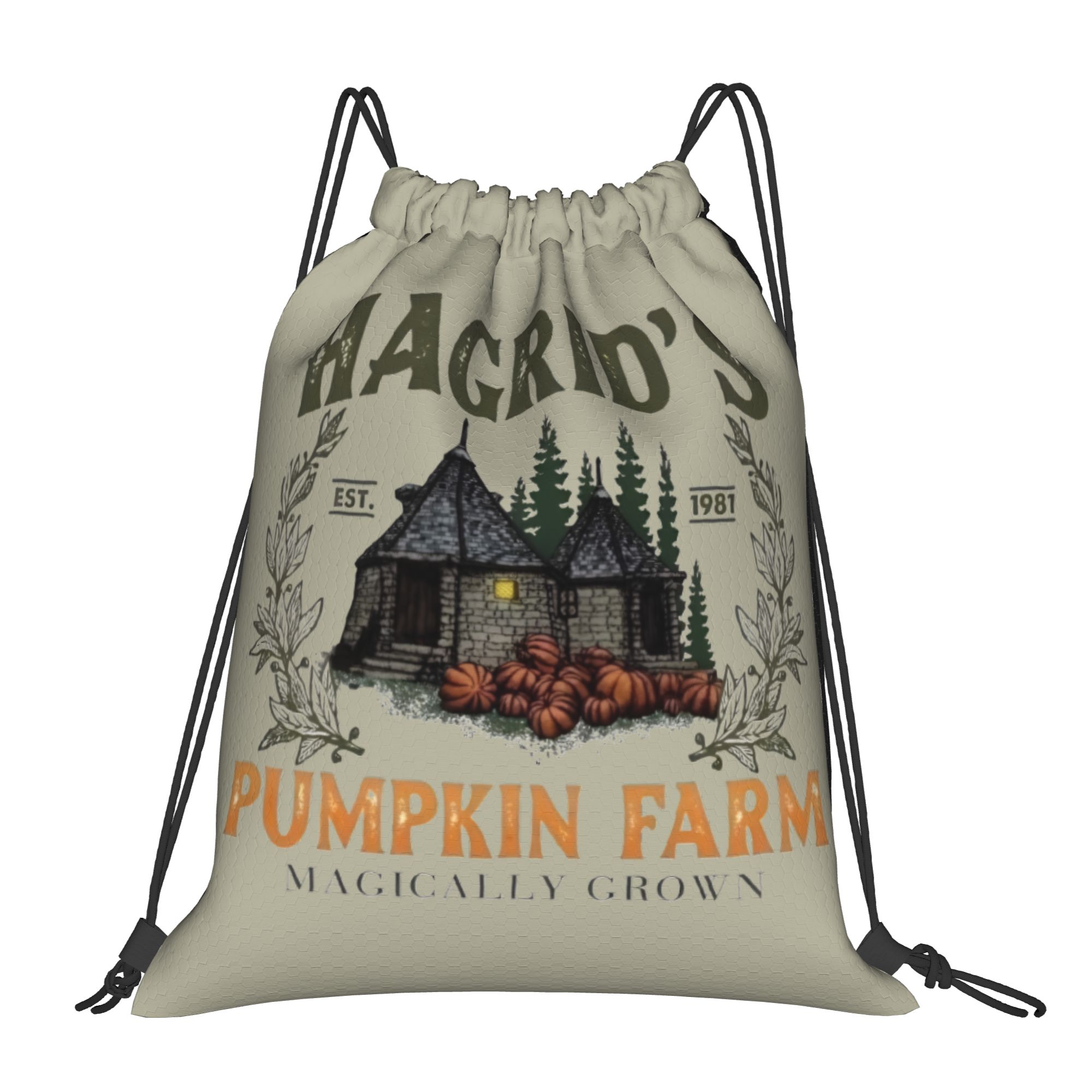 Drawstring Gym Bag - Custom H-Harryes Drawstring Backpack Sports Gym