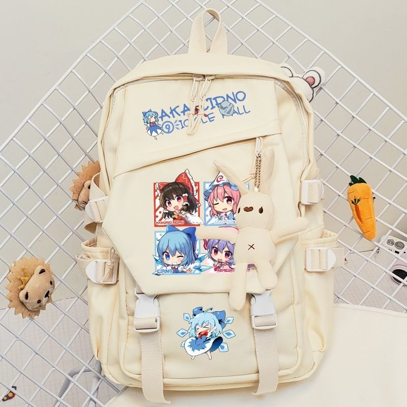 44×31×13cm Black Khaki,Touhou  - School Backpack Teen のレビューと価格
