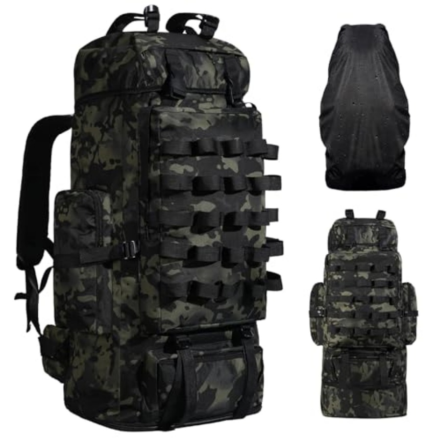 70L/100L Camping Hiking Backpa - Rain Cover Backpack のレビューと価格