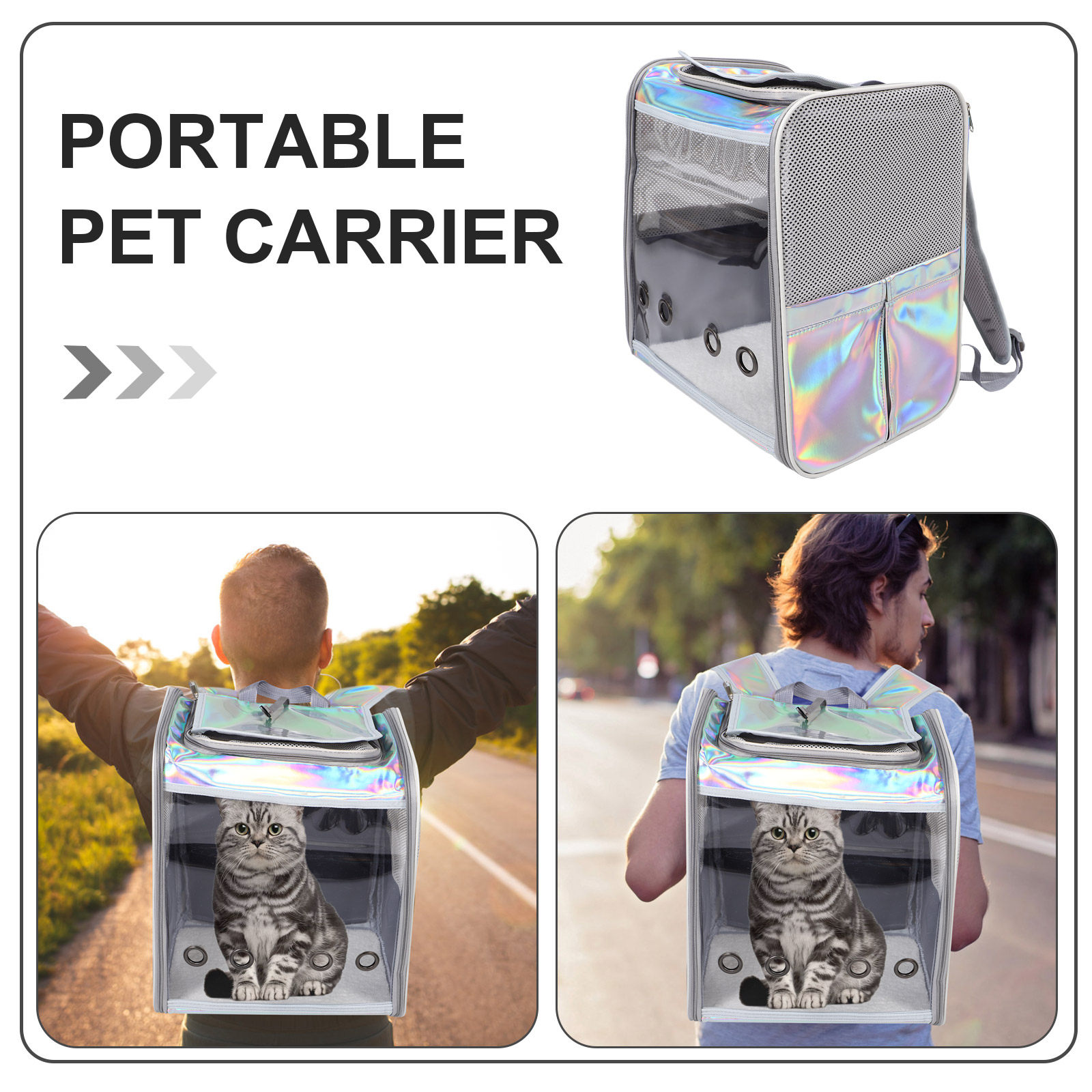 Spacious Foldable Pet Backpack - Foldable Backpack Small のレビューと価格