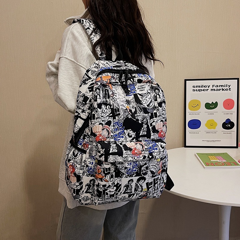 Trendy One Piece Luffy Anime B - School Backpack Teen のレビューと価格