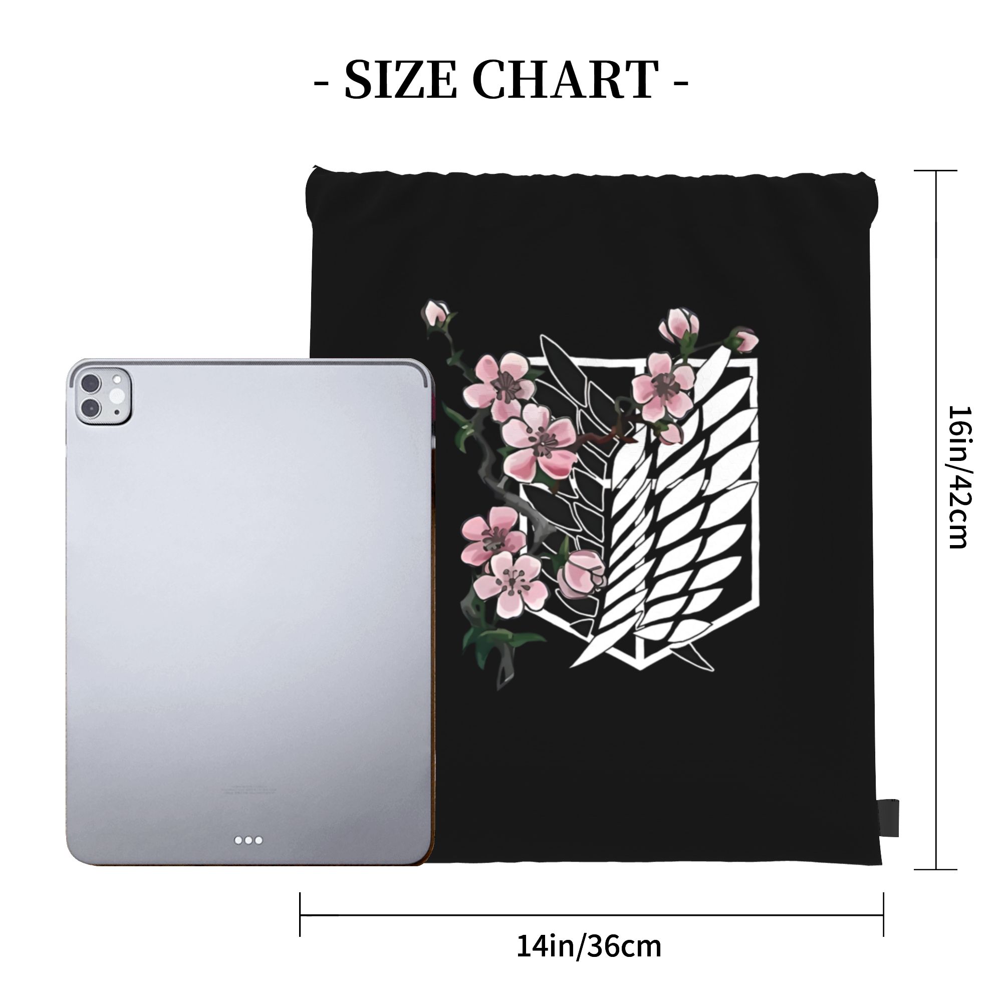 Custom Attacks on Titans Draws - Drawstring Gym Bag のレビューと価格