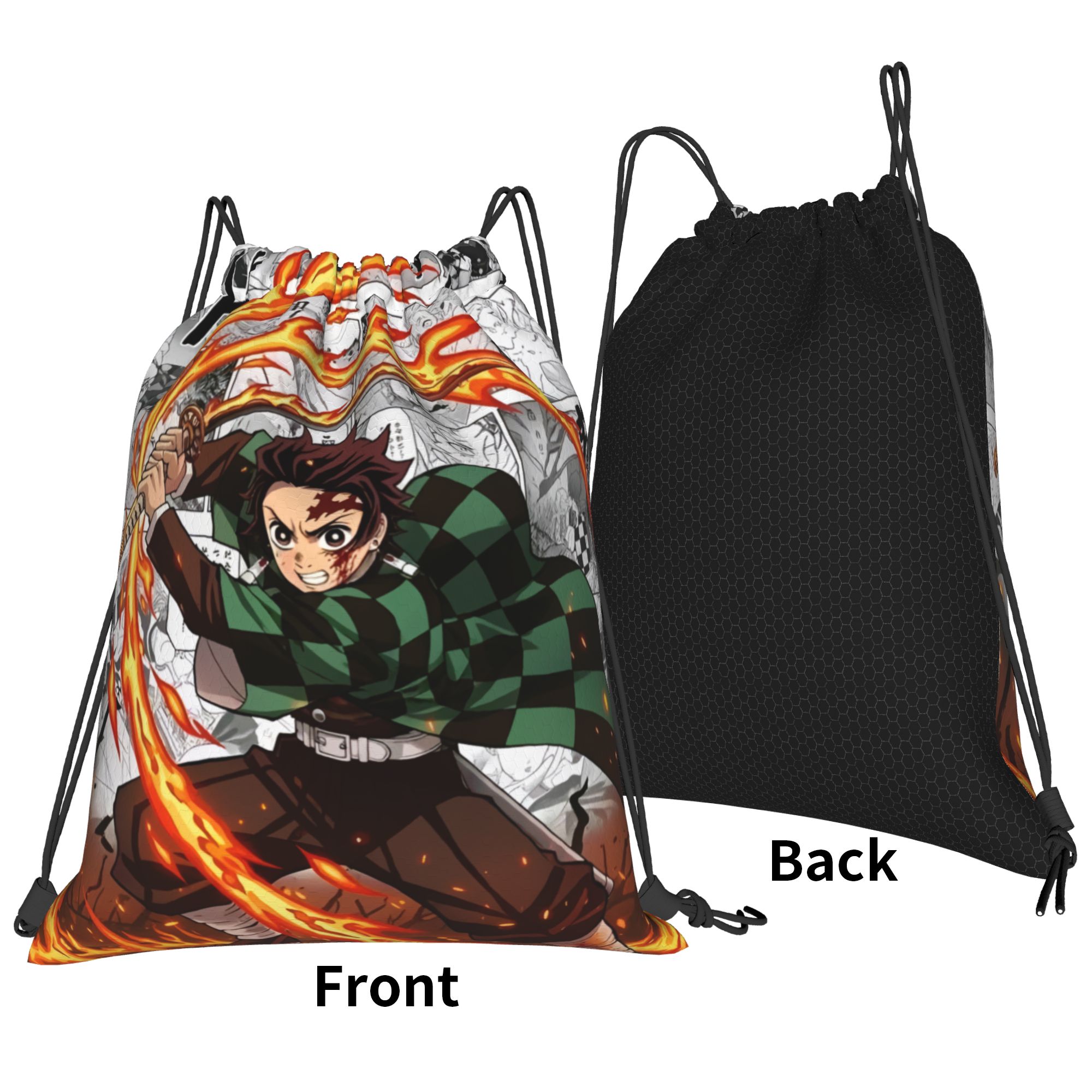 D-Demons Slayers Drawstring Ba - Drawstring Gym Bag のレビューと価格