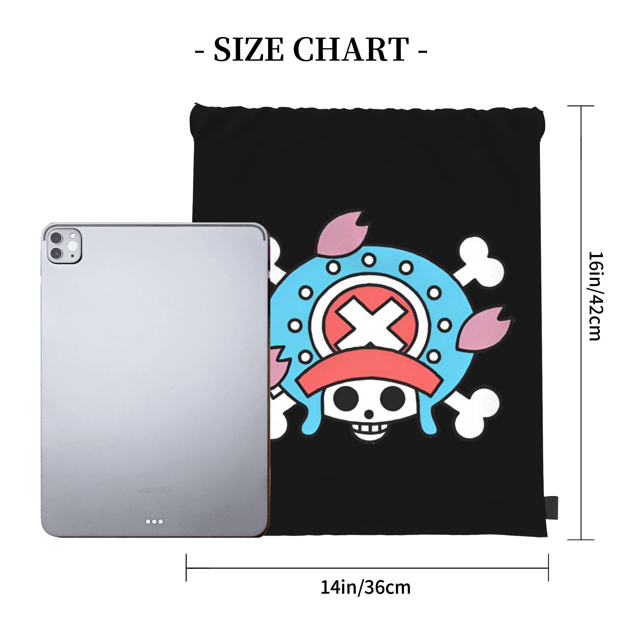 Tony Tony Chopper One Piece Fl - Drawstring Gym Bag のレビューと価格