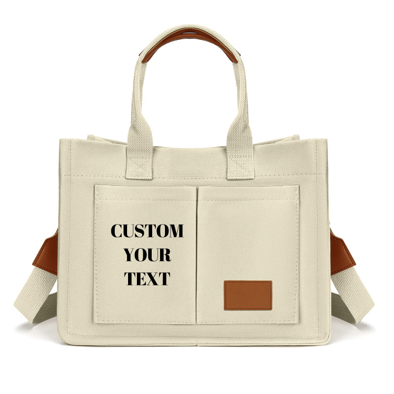 Personalized Name/LOGO Handhel - Canvas Backpack Casual のレビューと価格
