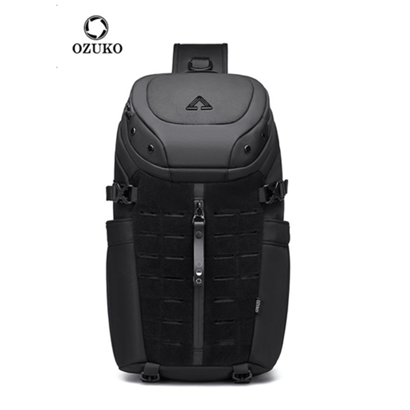 Ozuko Chest Bag Cross bag men  - Travel Backpack Anti Theft のレビューと価格