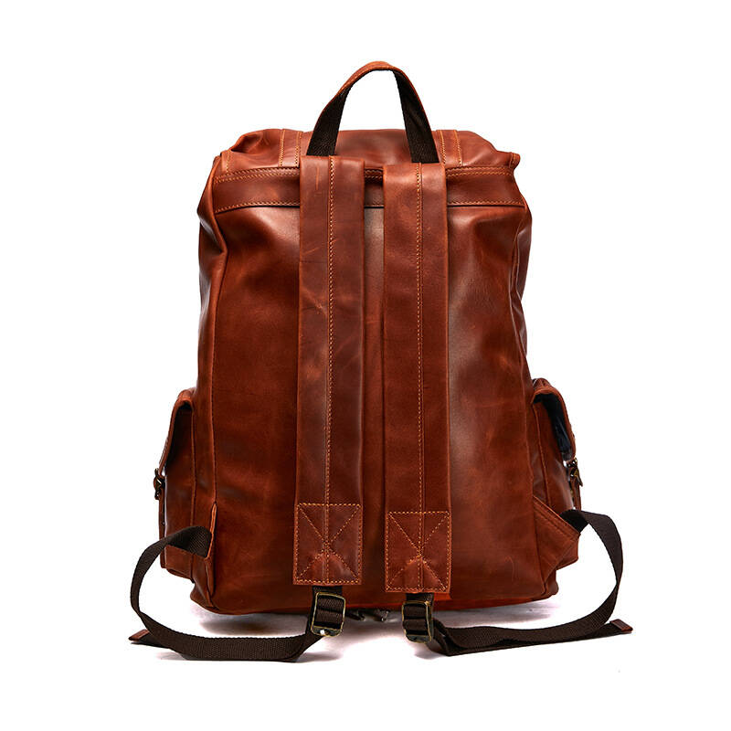 XZAN Men S Bags Fashion Europe - Leather Backpack Vintage のレビューと価格