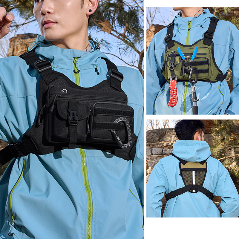 Outdoor Sports Chest Bag Vest  - Urban Backpack Tactical のレビューと価格