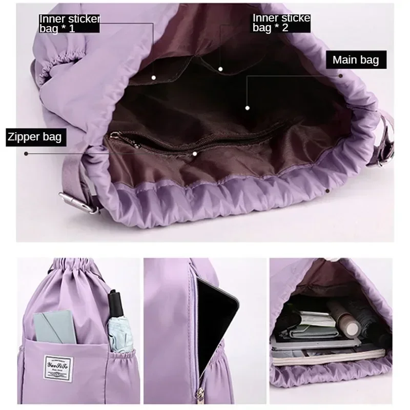 Sports Gym Drawstring Bag Wate - Drawstring Gym Bag のレビューと価格
