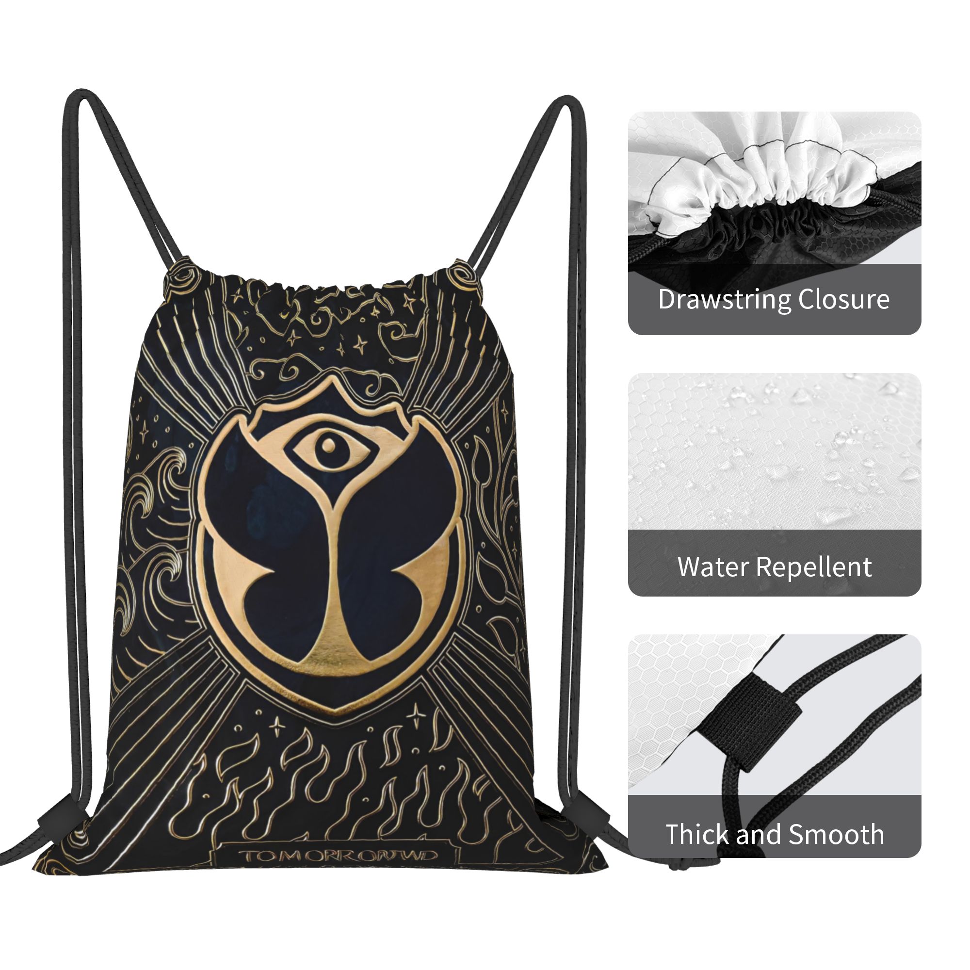 Tomorrowlands  Drawstring Back - Drawstring Gym Bag のレビューと価格