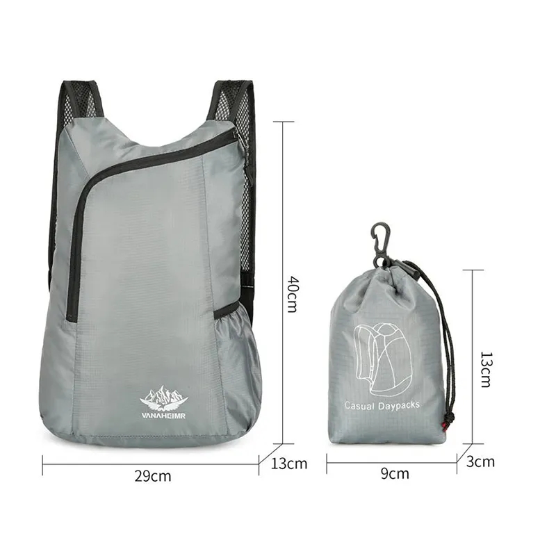 20L Unisex Lightweight Outdoor - Foldable Backpack Small のレビューと価格