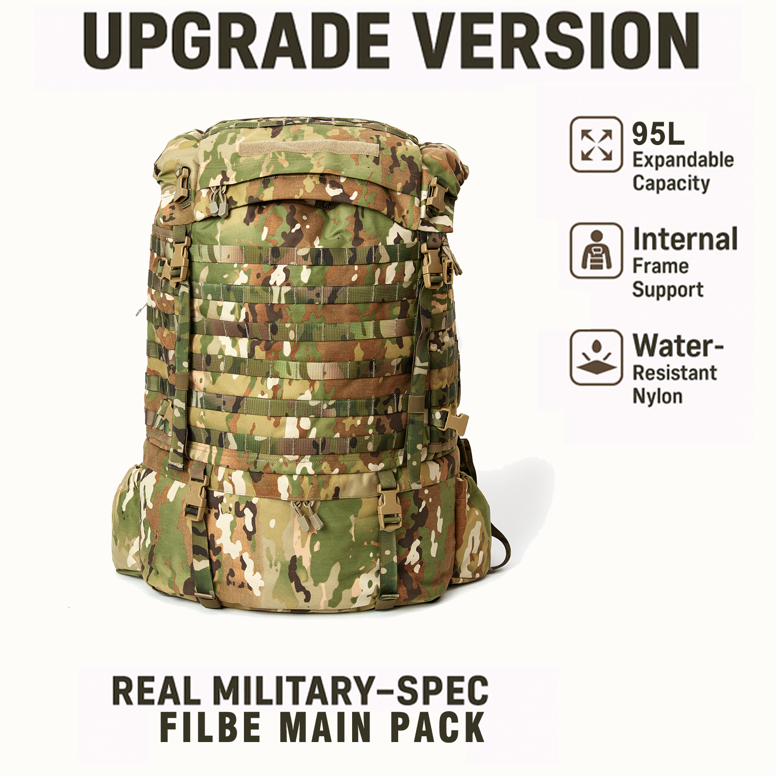 USMC FILBE Main Pack – OCP Cam - Rucksack Military Style のレビューと価格