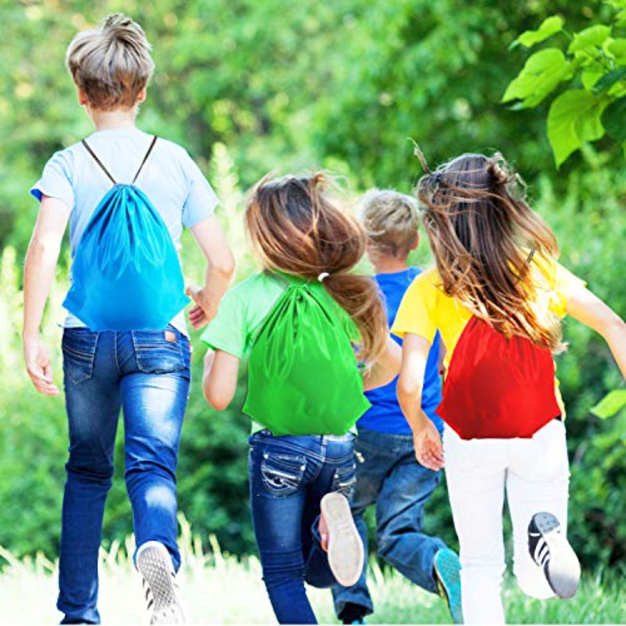 60 Pieces Drawstring Backpack  - Drawstring Gym Bag のレビューと価格