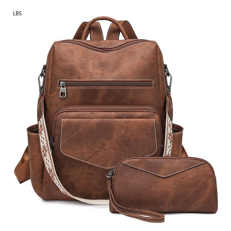Women's PU Leather Vintage Bac - Leather Backpack Vintage のレビューと価格