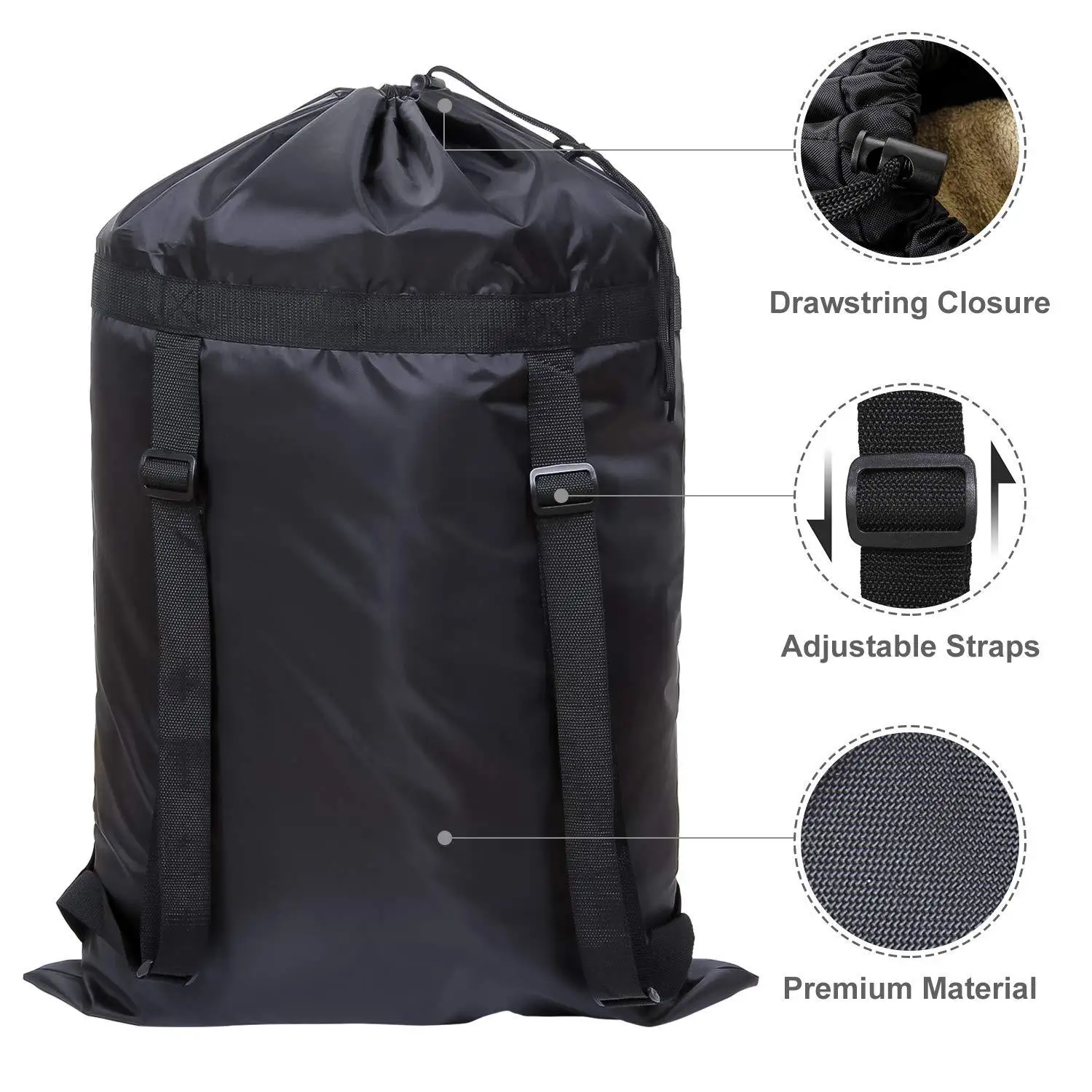 Black Oversized Polyester Wate - Hiking Backpack Waterproof のレビューと価格
