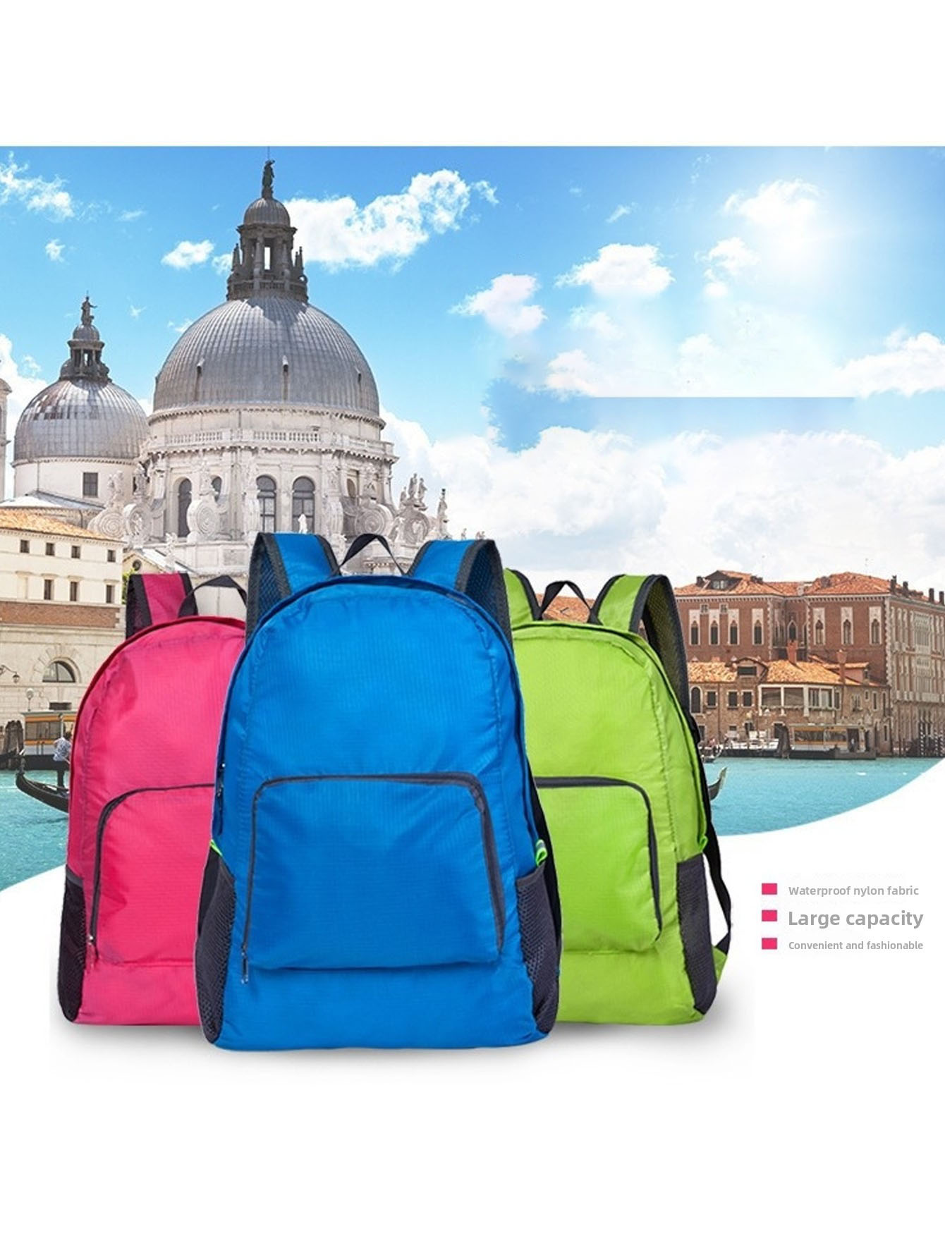 Foldable travel bag, lightweig - Foldable Backpack Small のレビューと価格