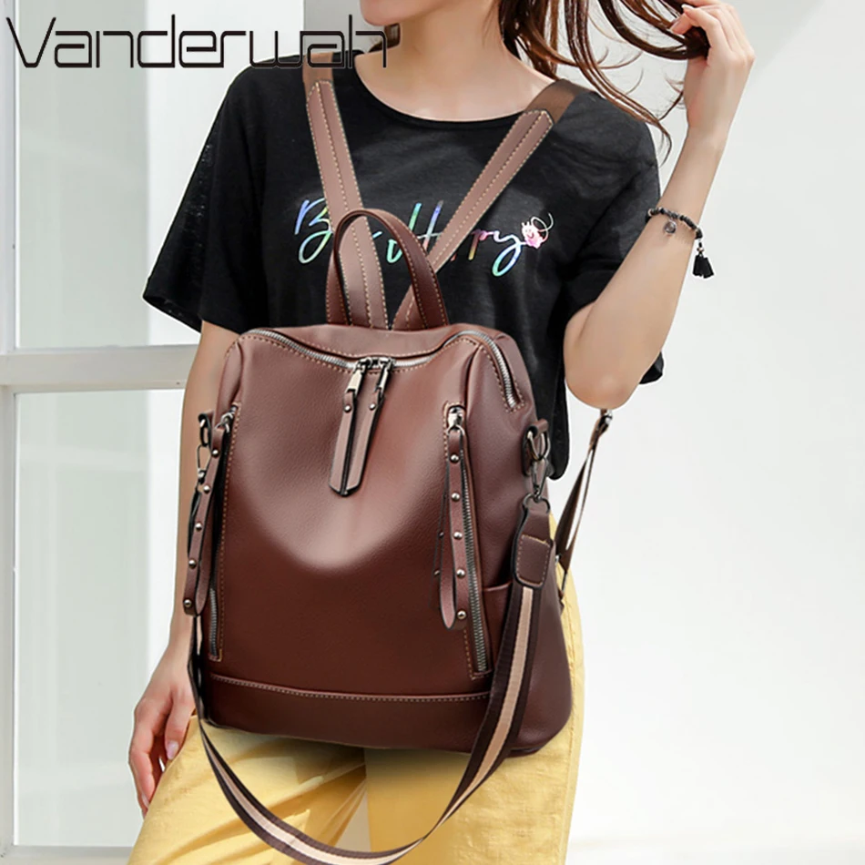 Brand Luxury Backpacks Soft Le - Mini Backpack Purse のレビューと価格