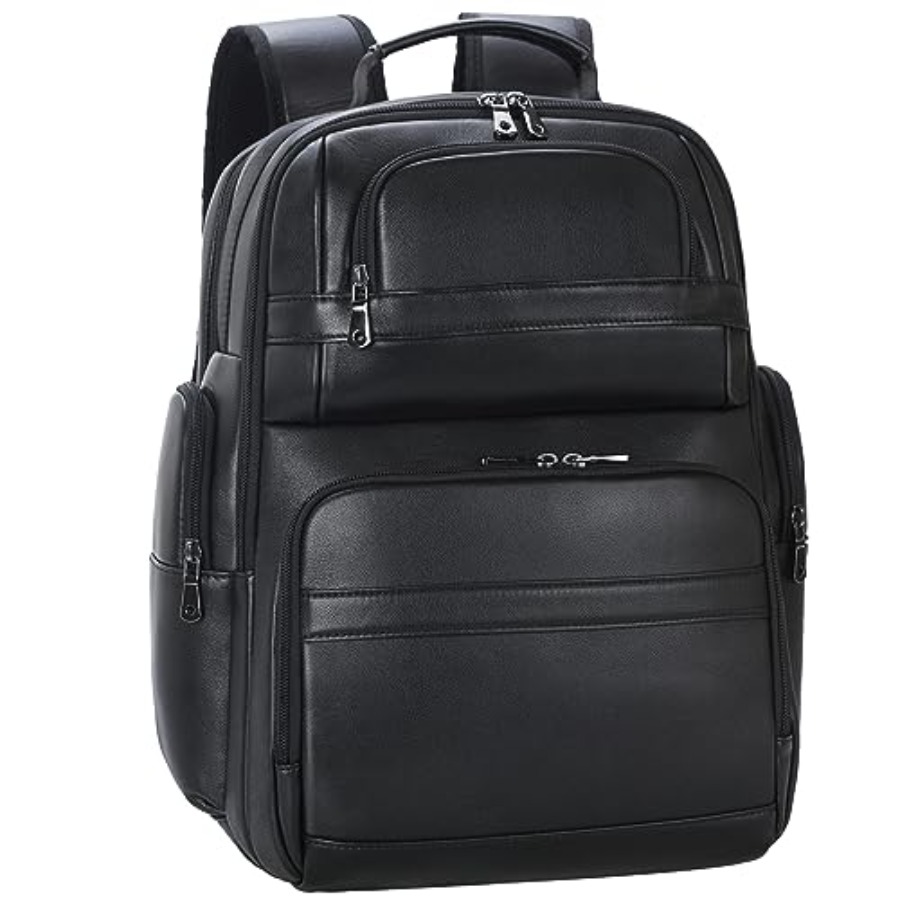 Men's Vintage Leather Backpack - Leather Backpack Vintage のレビューと価格