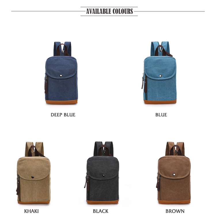 Men's Canvas Mini Backpack Men - Sling Backpack Shoulder のレビューと価格