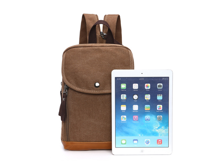 Men's Canvas Mini Backpack Men - Sling Backpack Shoulder のレビューと価格