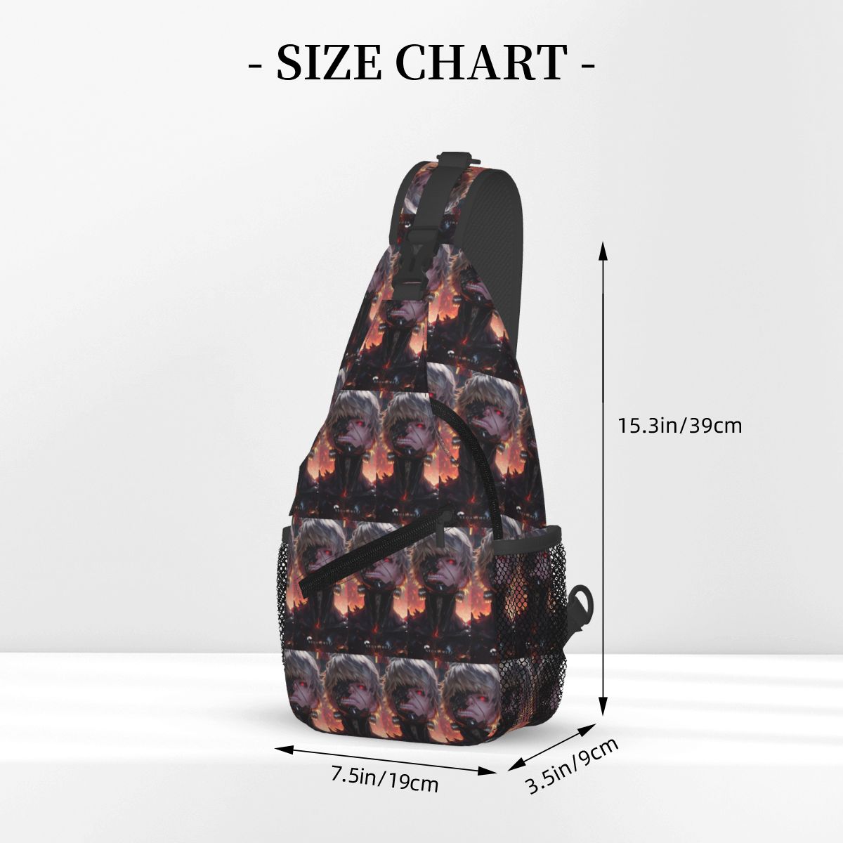 Anime Kaneki Ken Tokyo Ghoul J - Sling Backpack Shoulder のレビューと価格