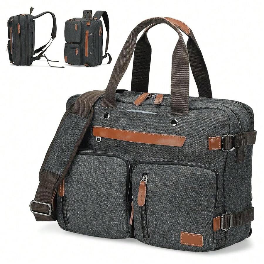 Canvas Laptop Backpack 3-In-1  - Canvas Backpack Casual のレビューと価格