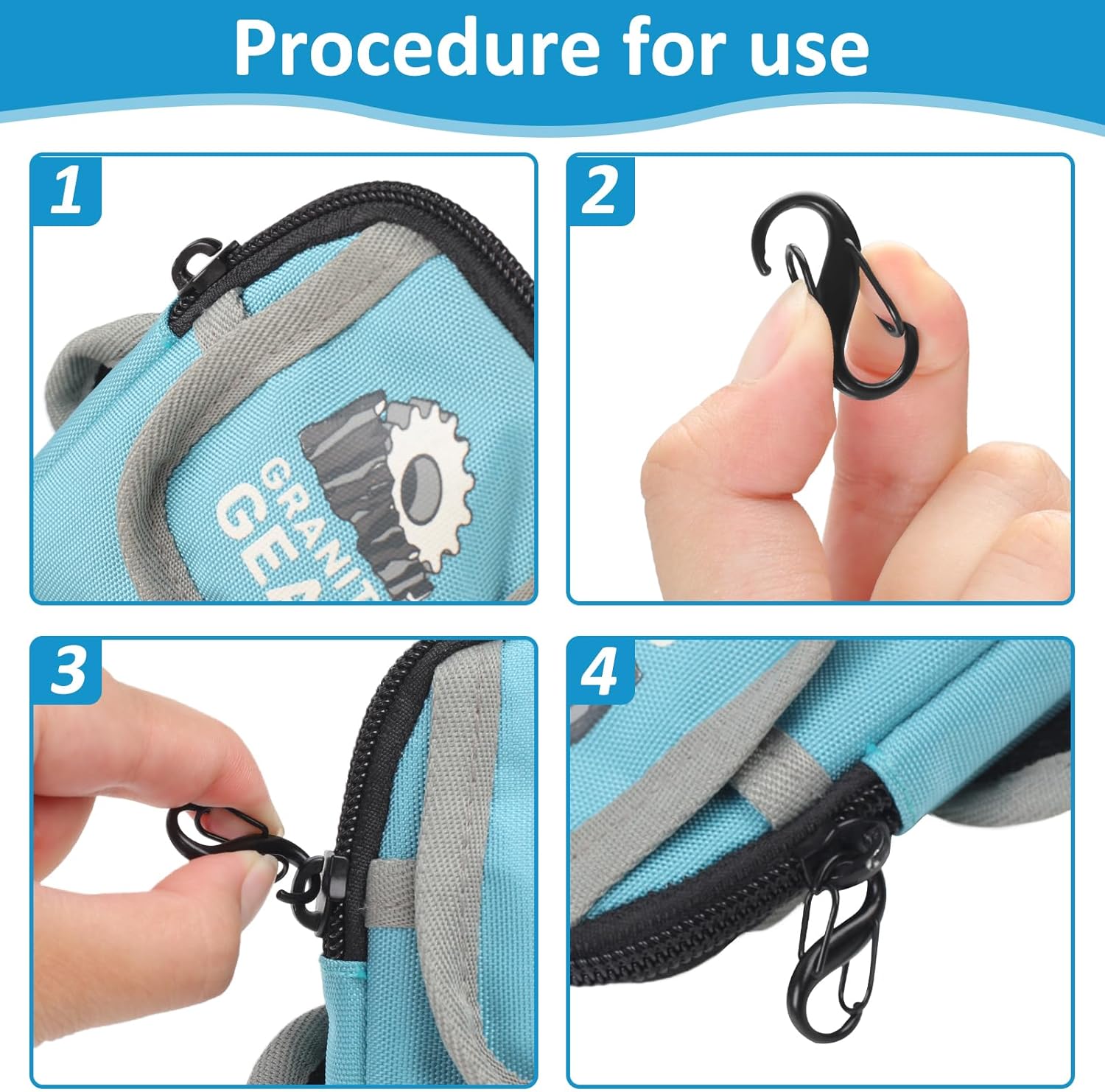 Lock Combo, Total 21PCS Clips  - Backpack Lock Combo のレビューと価格