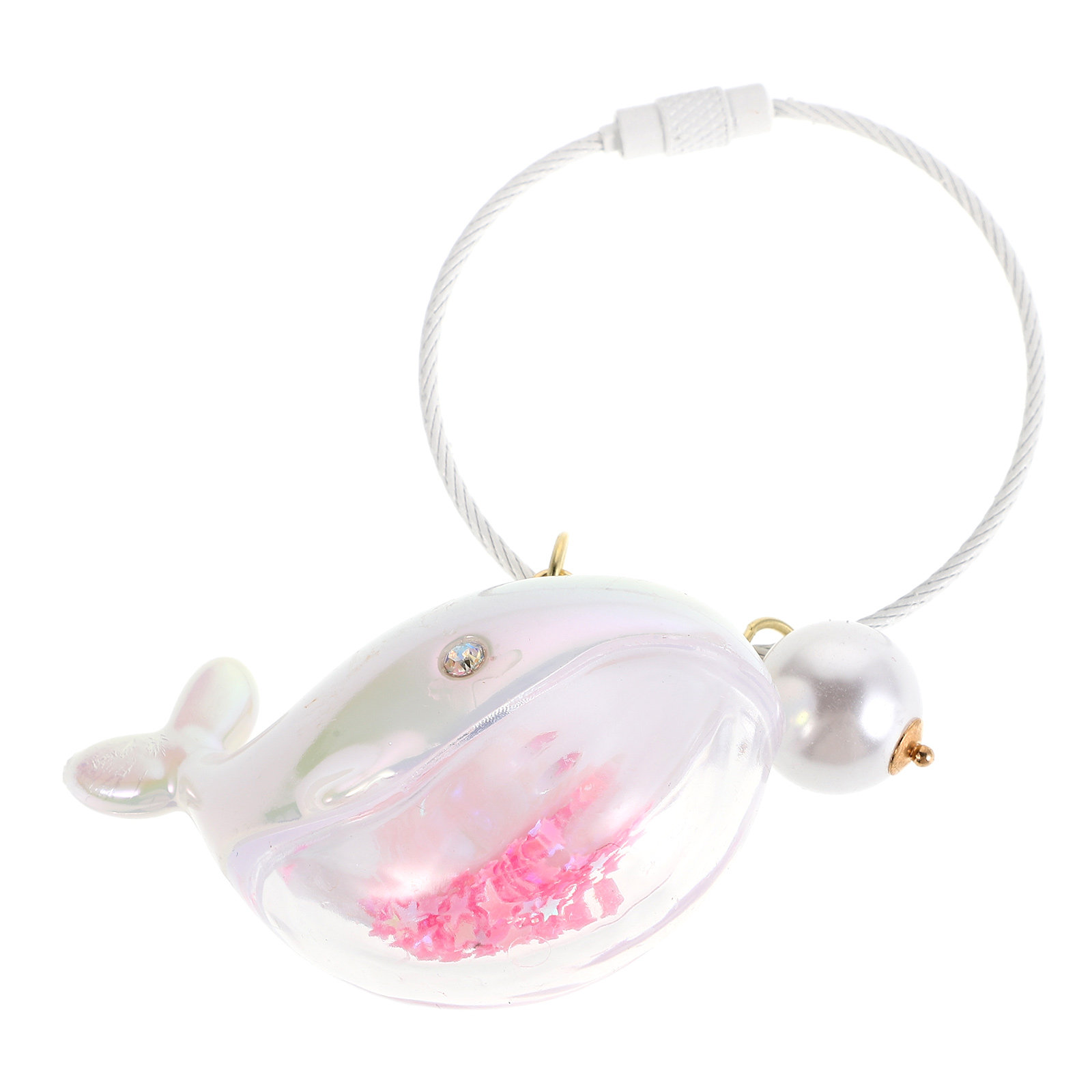Adorable Whale Keychain Charm  - Mini Backpack Purse のレビューと価格