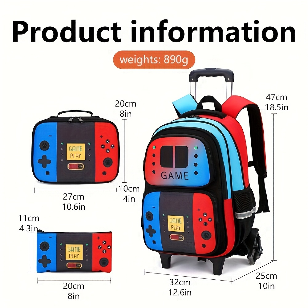 3PCS Kids Rolling Backpack for - School Backpack Teen のレビューと価格