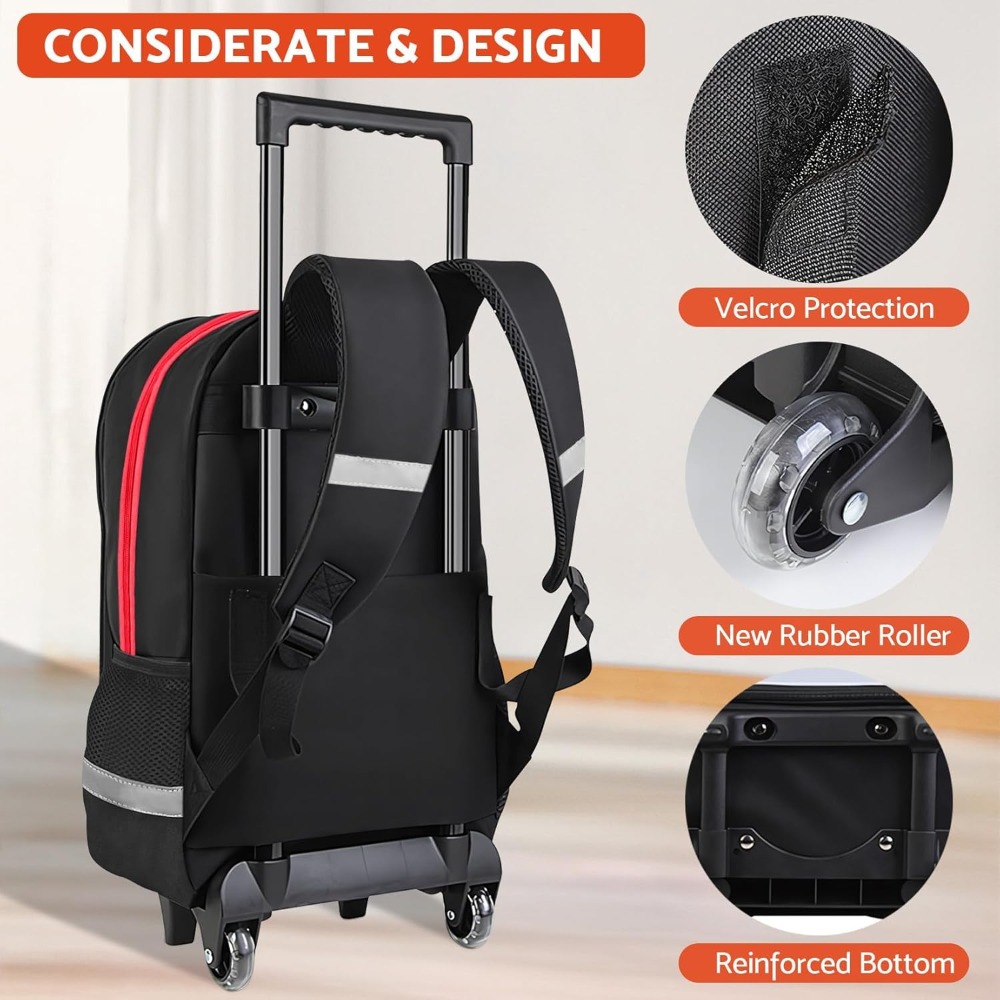 3PCS Kids Rolling Backpack for - School Backpack Teen のレビューと価格
