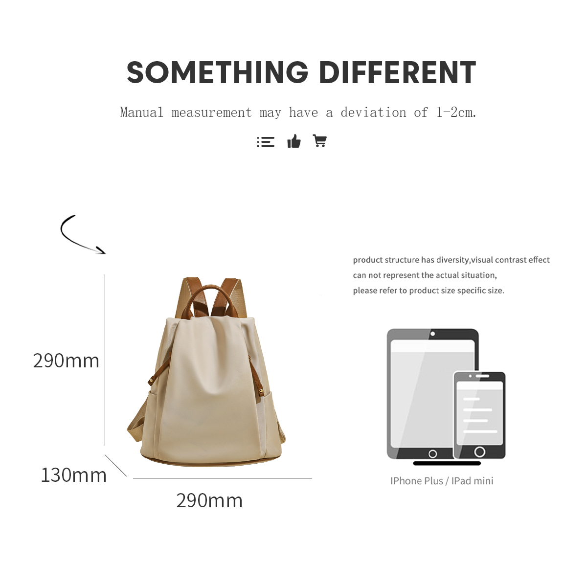 SAFIYA Lady's Backpack Soft Fa - Canvas Backpack Casual のレビューと価格