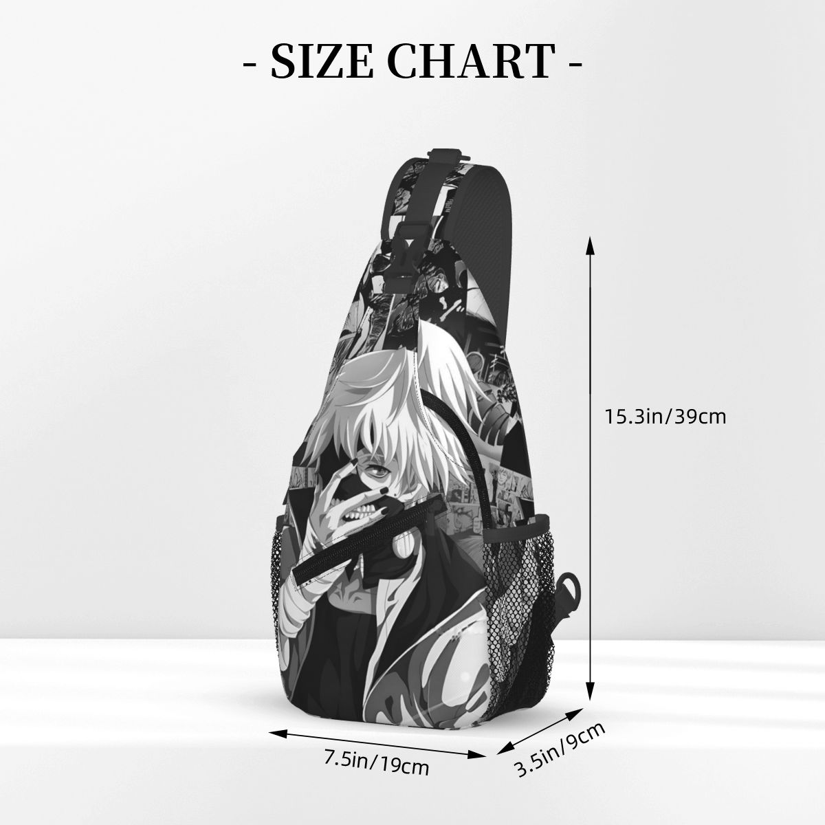Anime Kaneki Ken Tokyo Ghoul J - Sling Backpack Shoulder のレビューと価格