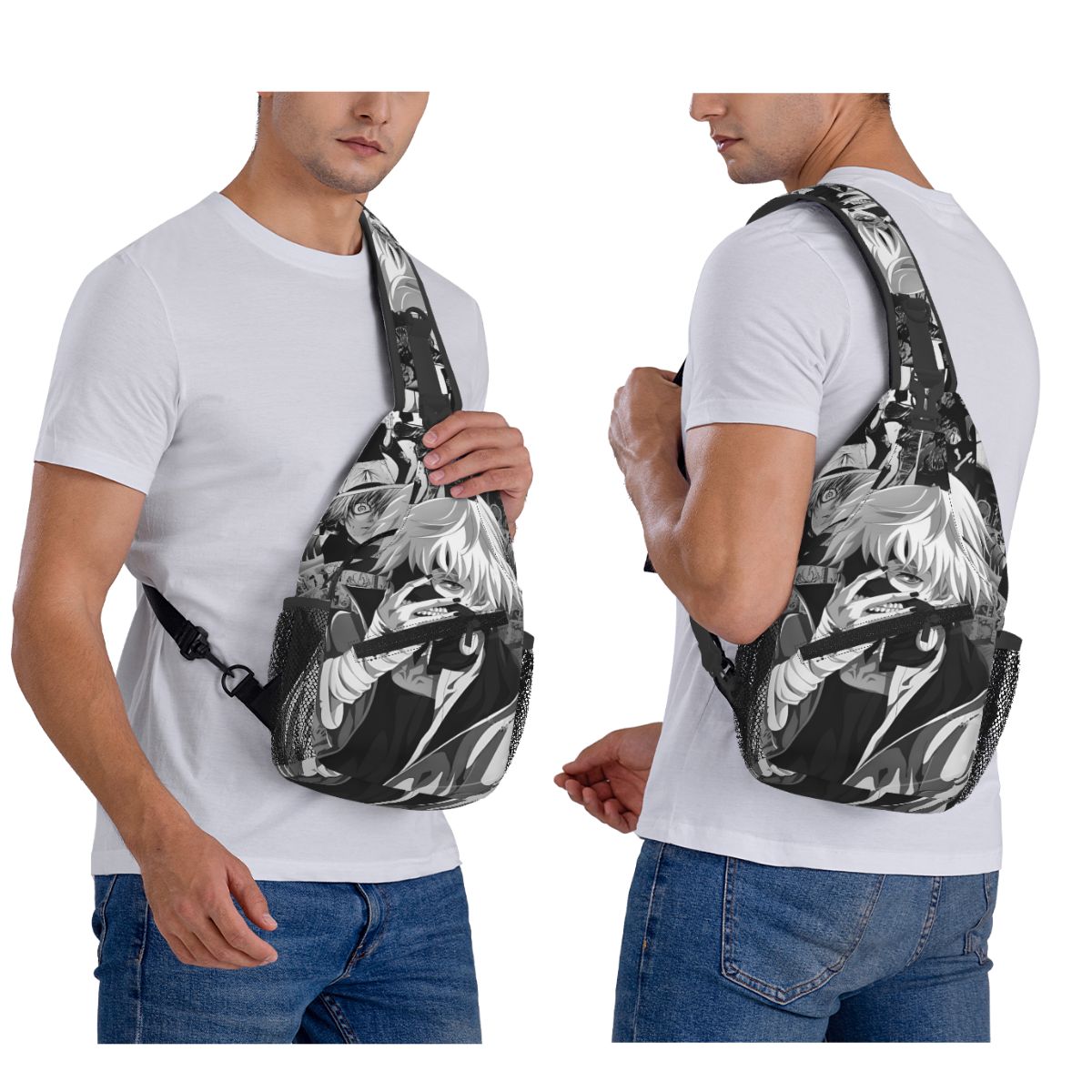 Anime Kaneki Ken Tokyo Ghoul J - Sling Backpack Shoulder のレビューと価格