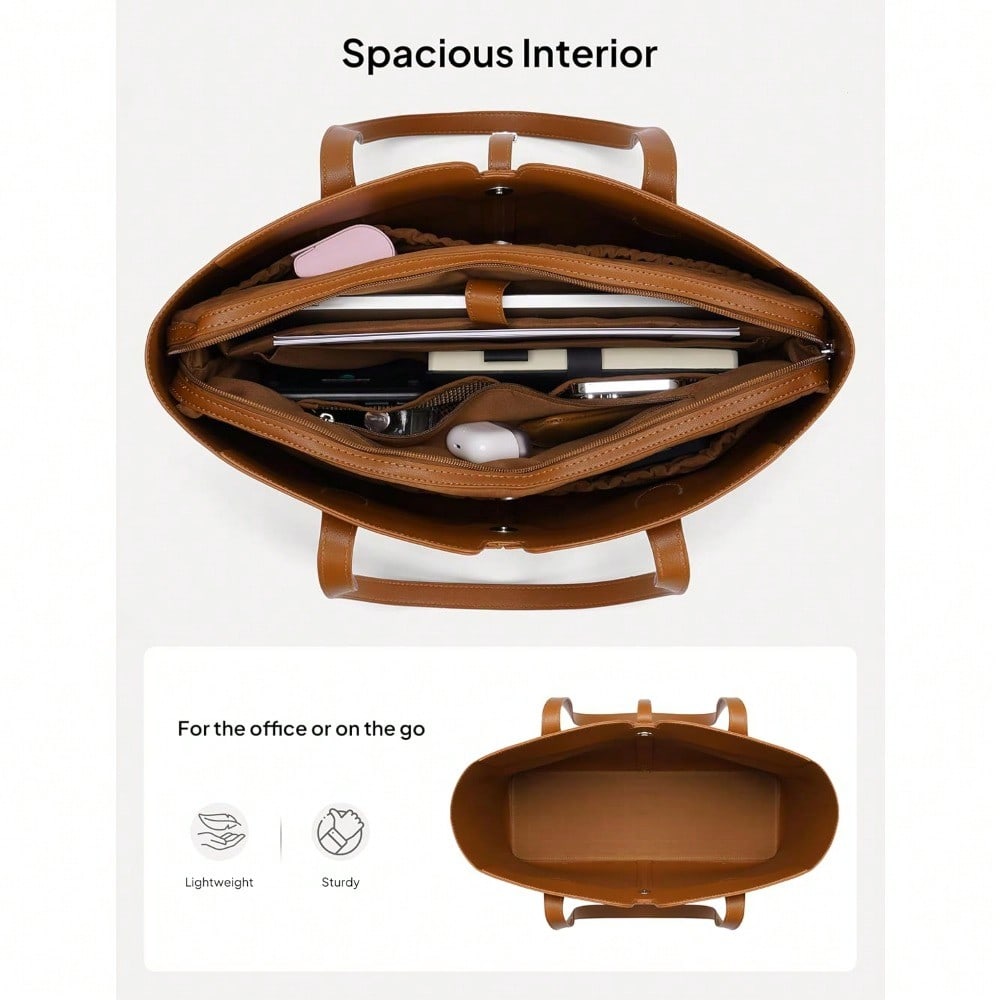 Laptop Tote Bag For Women With - Laptop Sleeve Removable のレビューと価格