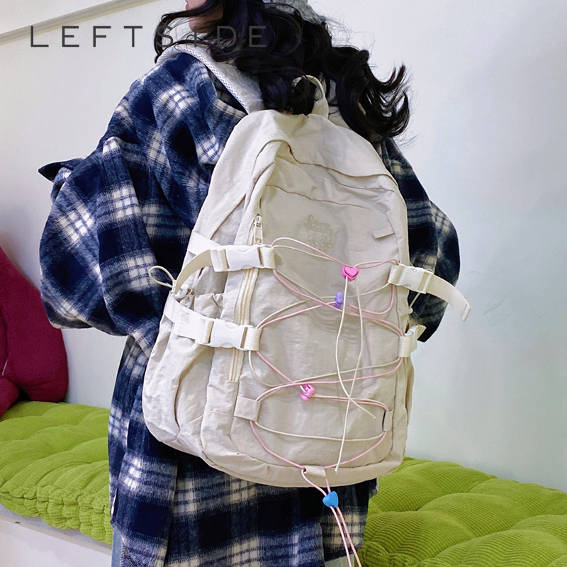 LEFTSIDE Women's Nylon Backpac - School Backpack Teen のレビューと価格
